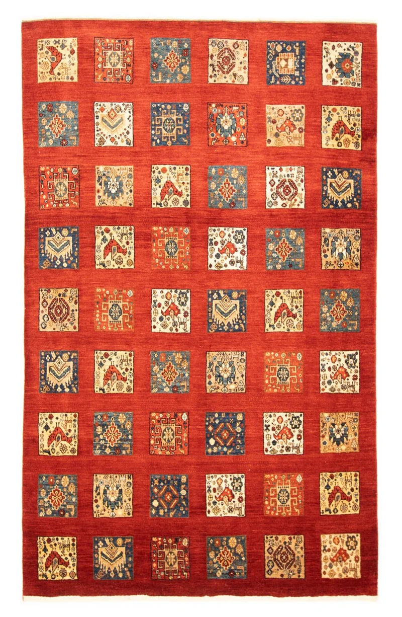 Maroon Oriental World Carpet
