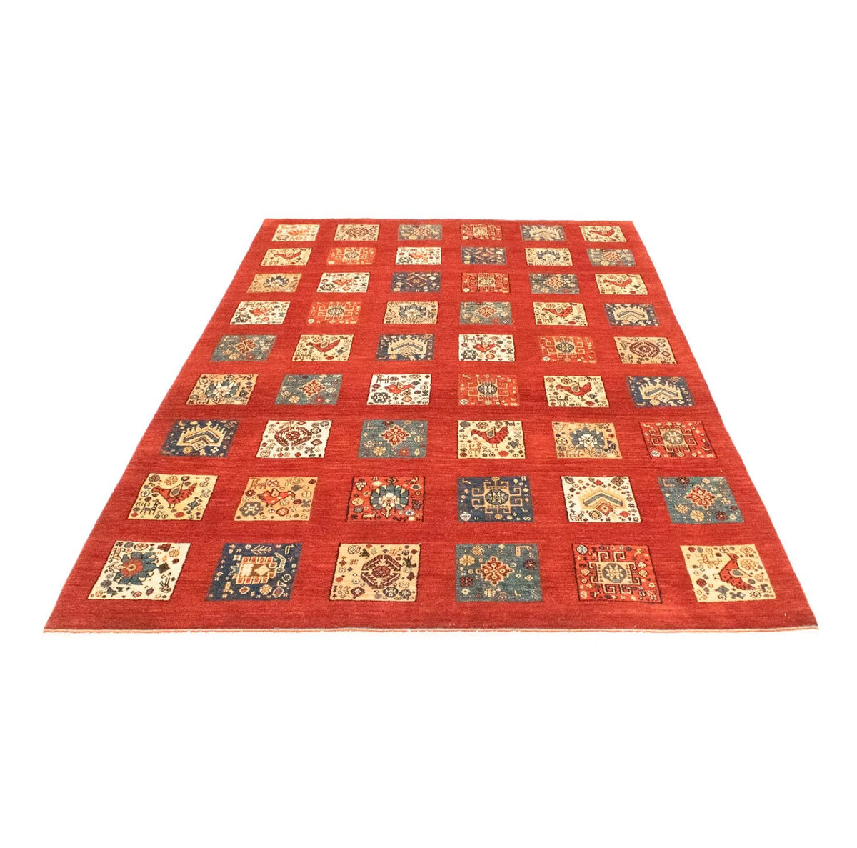 Maroon Oriental World Carpet