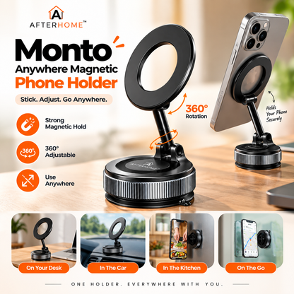 Monto — Anywhere Magnetic Phone Mount