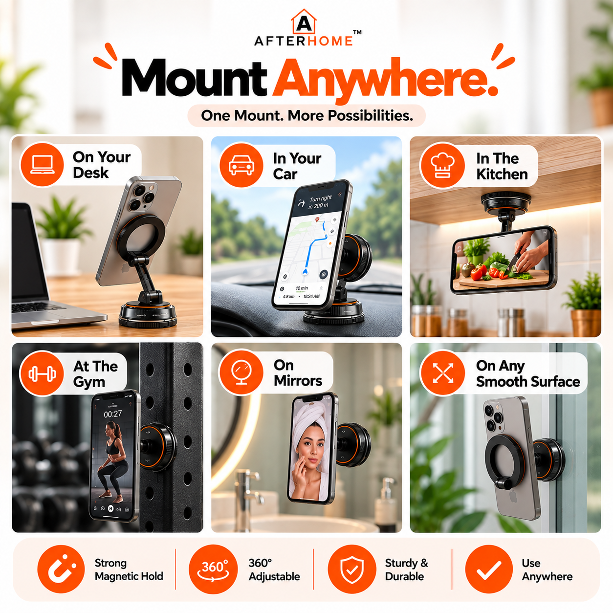 Monto — Anywhere Magnetic Phone Mount