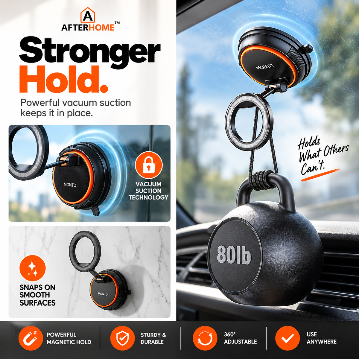 Monto — Anywhere Magnetic Phone Mount